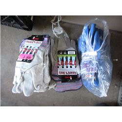 2 Bundles of New Work Gloves