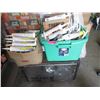Image 1 : Metal Storage Box and 2 Containers of Grout