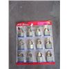 Image 1 : 12 New 1 1/2" Laminated Padlocks - Identical Keys