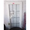 Image 1 : Leaded Glass Wood Door