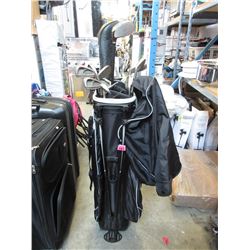 Assorted Golf Clubs in Bag