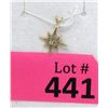Image 1 : 14KT Gold and Diamond North Star Pendant/Charm