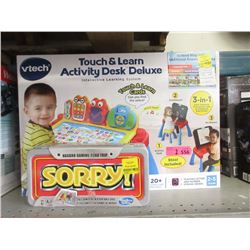 Children's Activity Desk & Sorry Game