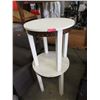 Image 1 : Pair of White Wood End Tables