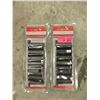 Image 1 : 2 New 9 Piece 1/2" Deep Impact Socket Sets