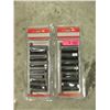 Image 1 : 2 New 9 Piece 1/2" Deep Impact Socket Sets