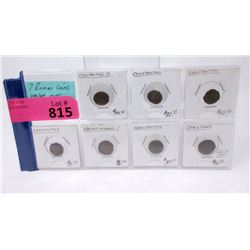 7 Ancient Roman Coins - Values at $150+