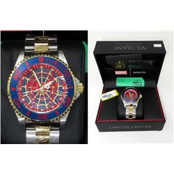 New in Box Men's Invicta Marvel Spiderman Watch