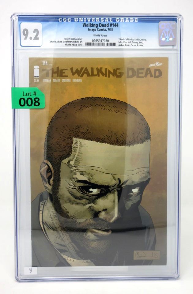 Graded 2015 The Walking Dead 144 Image Comic