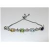 Image 1 : Multi Gemstone Tennis Bracelet