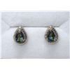 Image 1 : New Ocean Mystic Topaz & Diamond Earrings