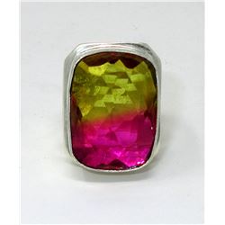 Large Custom Made Rainbow Ametrine Ring