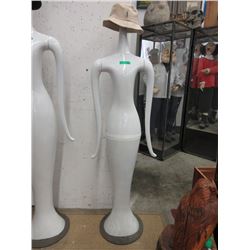 6 Foot Tall Mannequin with Hat