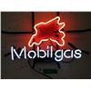 Image 1 : New Electric Neon Mobil Gas Sign - 15" x 12"