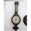 Image 1 : Antique Mahogany Barometer - 39" x 13"