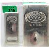 Image 1 : 1 Kilo Johnson Matthey .999 Silver Bar