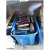 Image 1 : Tote of 30+ Assorted Beverage Containers