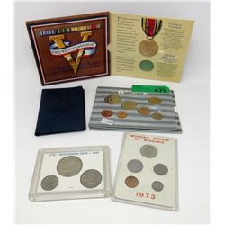 5 Sets of USA and World Coins