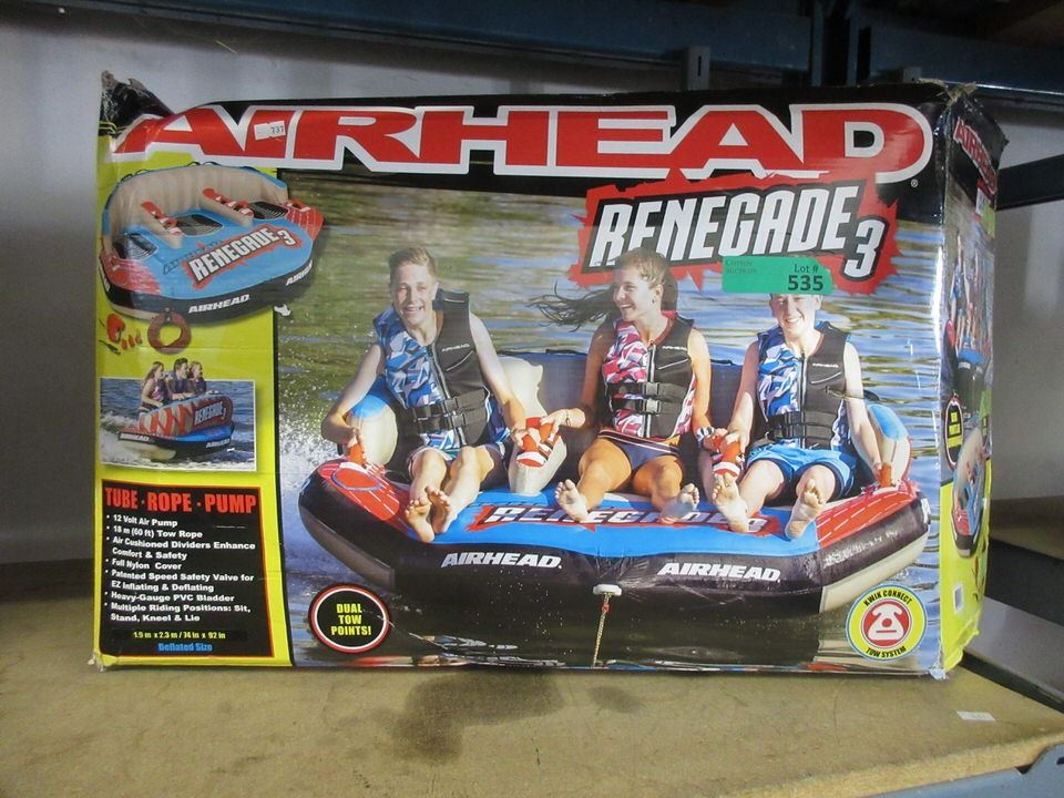 Airhead Renegade 3 Rider Towable Raft