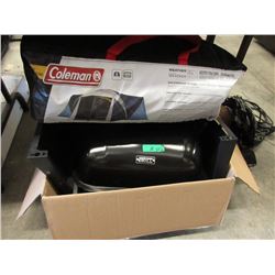8 Person Coleman Tent and BackYard Grill