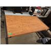 Image 1 : Wood Dining Table with Metal Frame