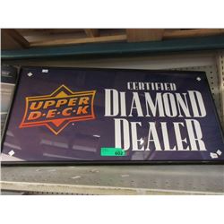 Illuminated Upper Deck Diamond Dealer Sign
