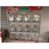 Image 1 : Two 12 Piece Sets of 1.5" Padlocks