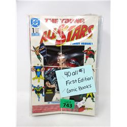 40 All #1 First Edition Comic Books