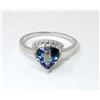 Image 1 : Ocean Blue Mystic Topaz & Diamond Ring