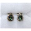 Image 1 : New Ocean Blue Mystic Topaz & Diamond Earrings