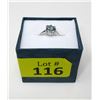 Image 2 : Ocean Blue Mystic Topaz Solitaire Ring