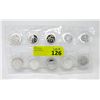 Image 2 : Uncut Sheet of ten 1/2 Oz. .999 Fine Silver Rounds