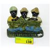 Image 1 : Cast Iron Hubley Black Americana Door Stop