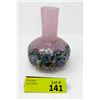 Image 1 : Signed Art Vargas Iridescent Art Glass Vase