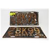 Image 1 : Pair of 1952 Alberta License Plates