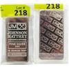 Image 1 : 10 Oz Johnson Matthey .999 Silver Bar