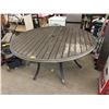 Image 1 : Metal Patio Table - 5 Foot Diameter