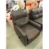 Image 1 : Brown Bonded Leather Manual Recliner