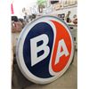 Image 2 : 6 Foot British American Oil Metal Sign