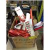 Image 1 : Box of Canadian Banners, Car Flags & Hockey Pucks