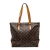 Image 1 : Louis Vuitton Monogram Canvas Leather Cabas Mezzo Shoulder Bag