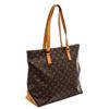 Image 5 : Louis Vuitton Monogram Canvas Leather Cabas Mezzo Shoulder Bag