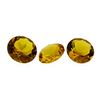 Image 1 : 9.75 ctw.Natural Round Cut Citrine Quartz Parcel of Three