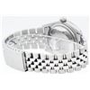 Image 7 : Rolex Mens Stainless Steel Blue Vignette Diamond & Sapphire Datejust Wristwatch