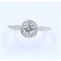 0.86 ctw Diamond Ring - 14KT Yellow Gold