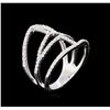 Image 3 : 0.63 ctw Diamond Ring - 14KT White Gold