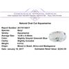 6.41 ct.Natural Oval Cut Aquamarine