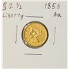 1853 $2 1/2 Liberty Head Quarter Eagle Gold Coin
