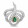 18k Gold 1.6CTW Diamond Pendant, (SI1-SI2/G-H)