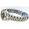 Image 9 : Rolex Ladies 2 Tone Black Diamond & Sapphire Datejust Wristwatch
